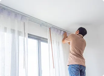 Curtains And Blinds Install